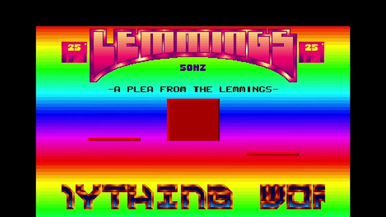 Atari ST Compacted Disk (CD) Scrollers [1562] The Lemmings CD #025