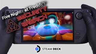 Five Nights at Freddy's: Security Breach | Steam Deck Gameplay | Steam OS