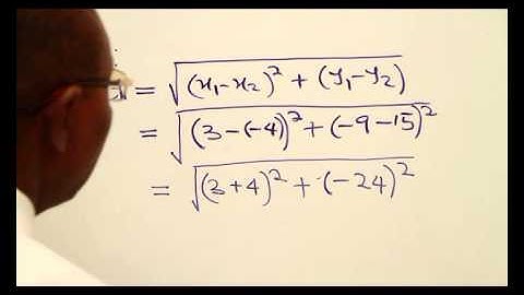 COORDINATE GEOMETRY - THE STRAIGHT LINE AND DISTANT FORMULA