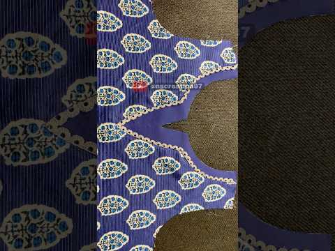 Ne neck design cutting and stitching