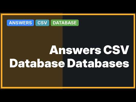 Databases: Select a CSV string as multiple columns (2 Solutions!!)
