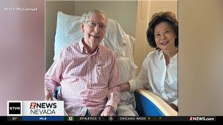 Sen. Mitch McConnell releases a statement after weeks in the hospital