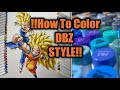 HOW TO USE ALCOHOL MARKERS! (Epic DRAGONBALL Z time lapse)