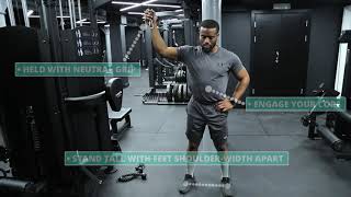 How To Do One Arm High Pulley Cable Side Bends | Exercise Demo