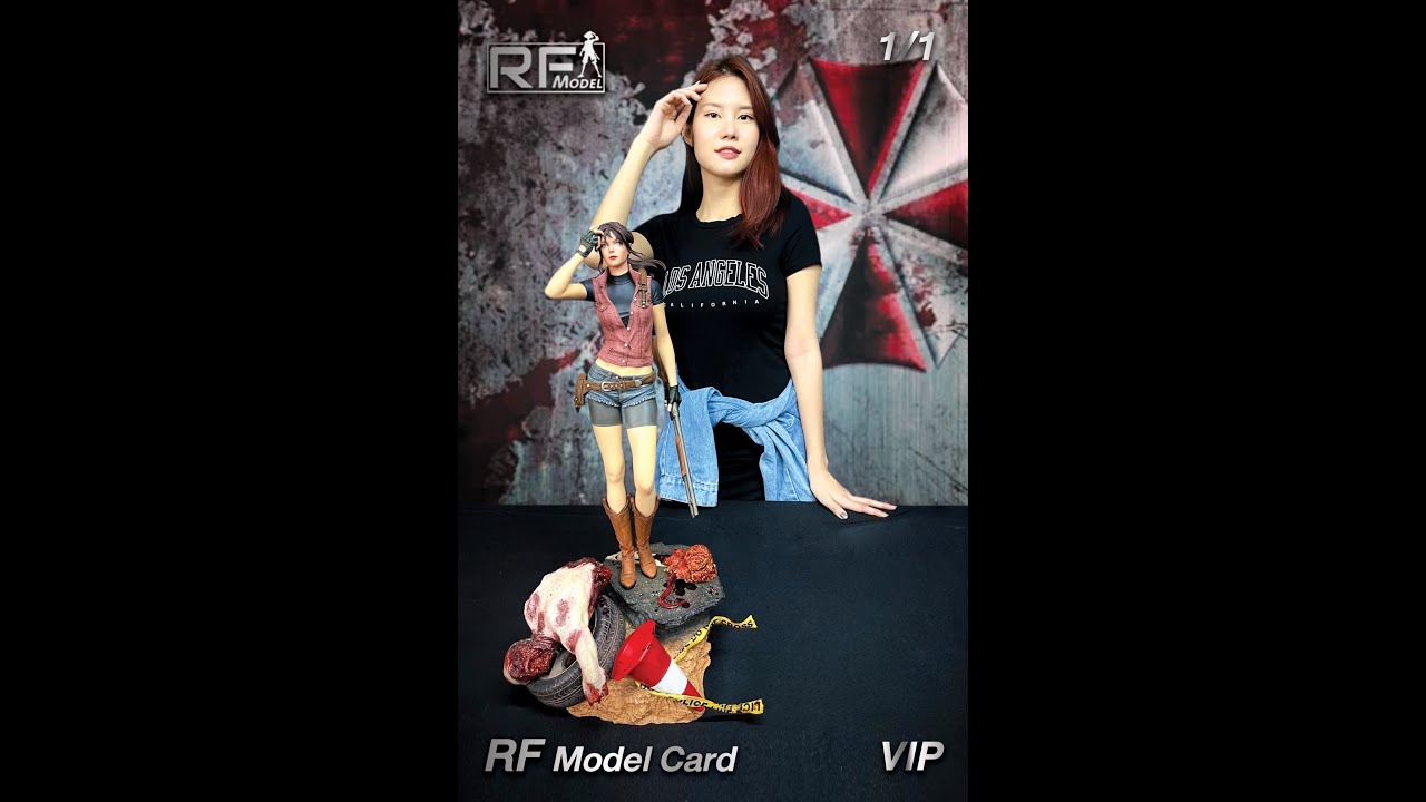 ประกอบโมเดล Resident Evil "Claire Redfield" ค่าย  Green leaf studio ,RF One Piece Model Ep.123