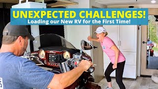 Rv Travel  From The Florida Keys To The Cabin: Loading The Motorcycle For The First Time!