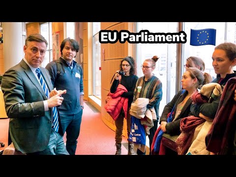 I visited the EU Parliament on an Erasmus+ Youth Exchange