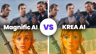 Magnific AI VS Krea AI - AI Image Upscaler Comparison (Quick Compare!) screenshot 2