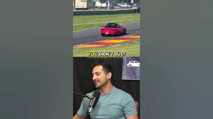 Close call 😅 - Mazda RX7 at Road America