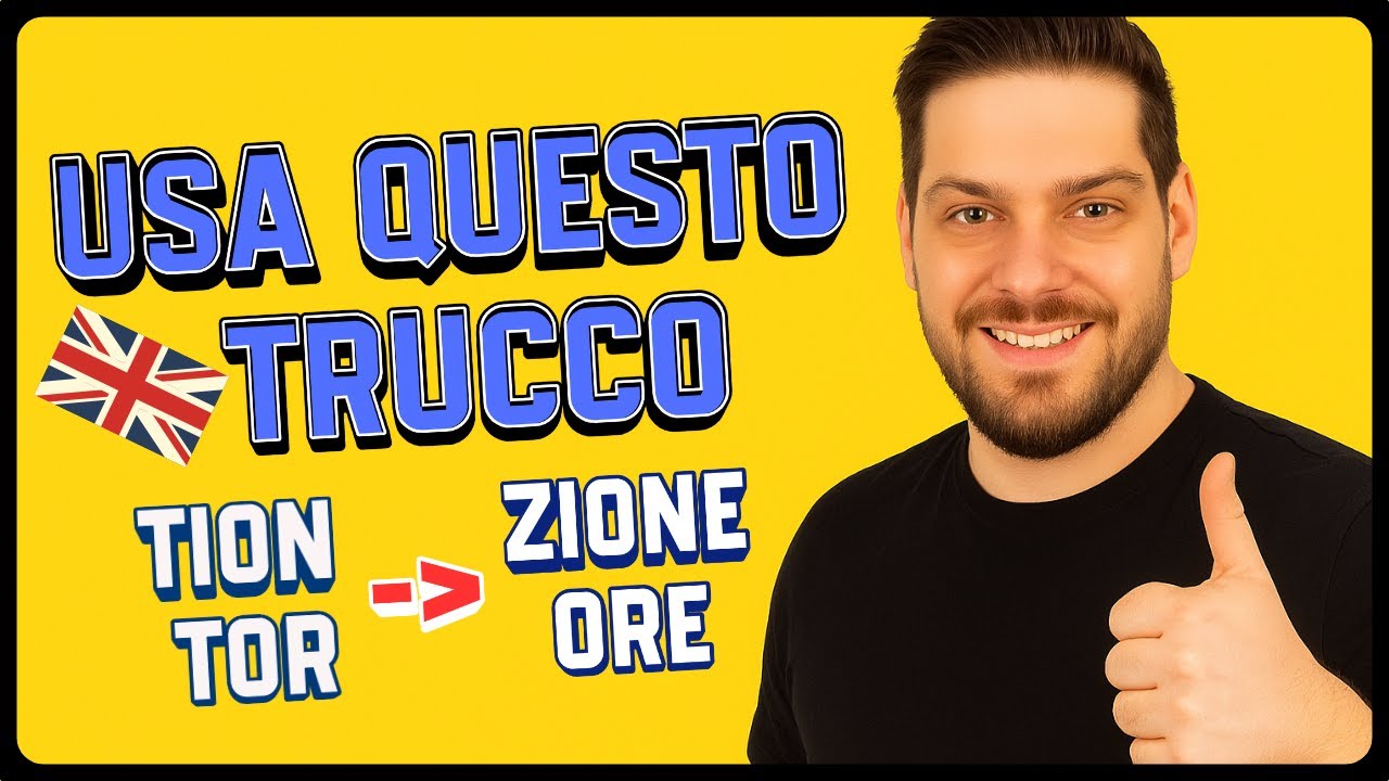 LEZIONE GRATUITA DI INGLESE - Impara 20.000 Parole in Inglese in Pochi Minuti (Senza Studiare!)