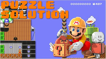 Super Mario Maker - One Screen Puzzle [Solution Saturday]
