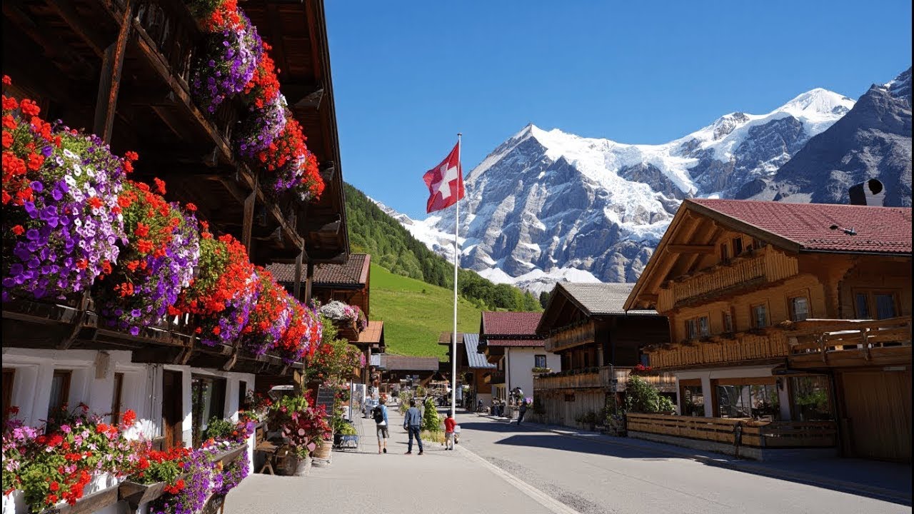 Grindelwald, Switzerland 🇨🇭 – Most Beautiful Village in the Swiss Alps 4K | Walking Tour