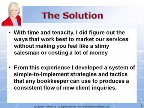 the freelance bookkeeper marketing system