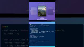 😍💥Create a 3D Image Slider Using HTML, CSS & JavaScript — Easy Animation Effect