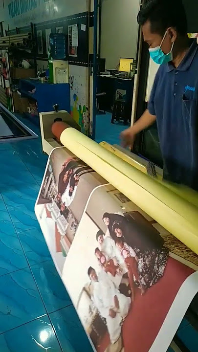 proses laminasi stiker#youtubeshorts #digitalprinting #laminasi #stiker