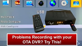 Having Trouble DVR Recording on USB with your Digital TV Converter Box? Do this! screenshot 1