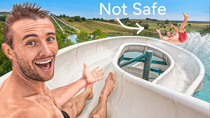 Testing my $100,000 Extreme Waterslide!