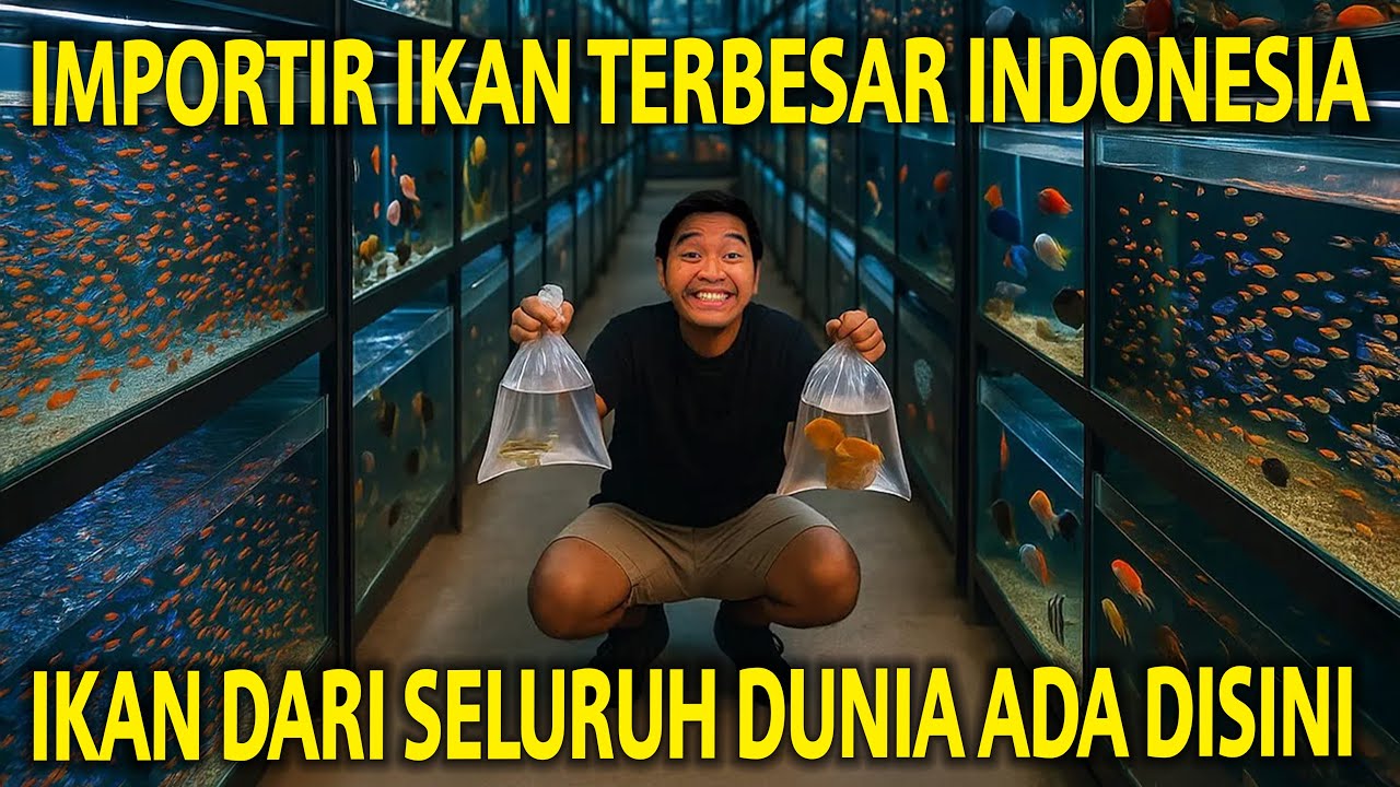 SIDAK IMPORTIR IKAN HIAS TERBESAR DI INDONESIA! IKAN DARI SELURUH DUNIA ADA DISINI! VENUS AQUATIC!