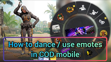How to Dance in COD Mobile | Emotes and Sprays |