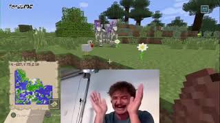 Pedro Pascal reacts to Skeleton Trap Horse in Minecraft