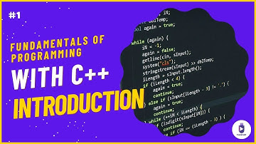 [Arabic] Fundamentals of Programming With C++ #1 - Introduction