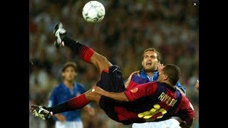 A classic match. barcelona against valencia at nou camp on the last
day of la liga 2000-01. needed to win and draw classify champi...