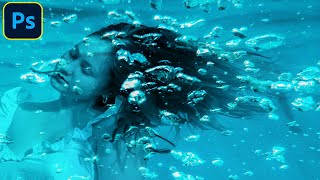 Photoshop Under Water Effect      #photoshop #photoshoptutorial screenshot 5