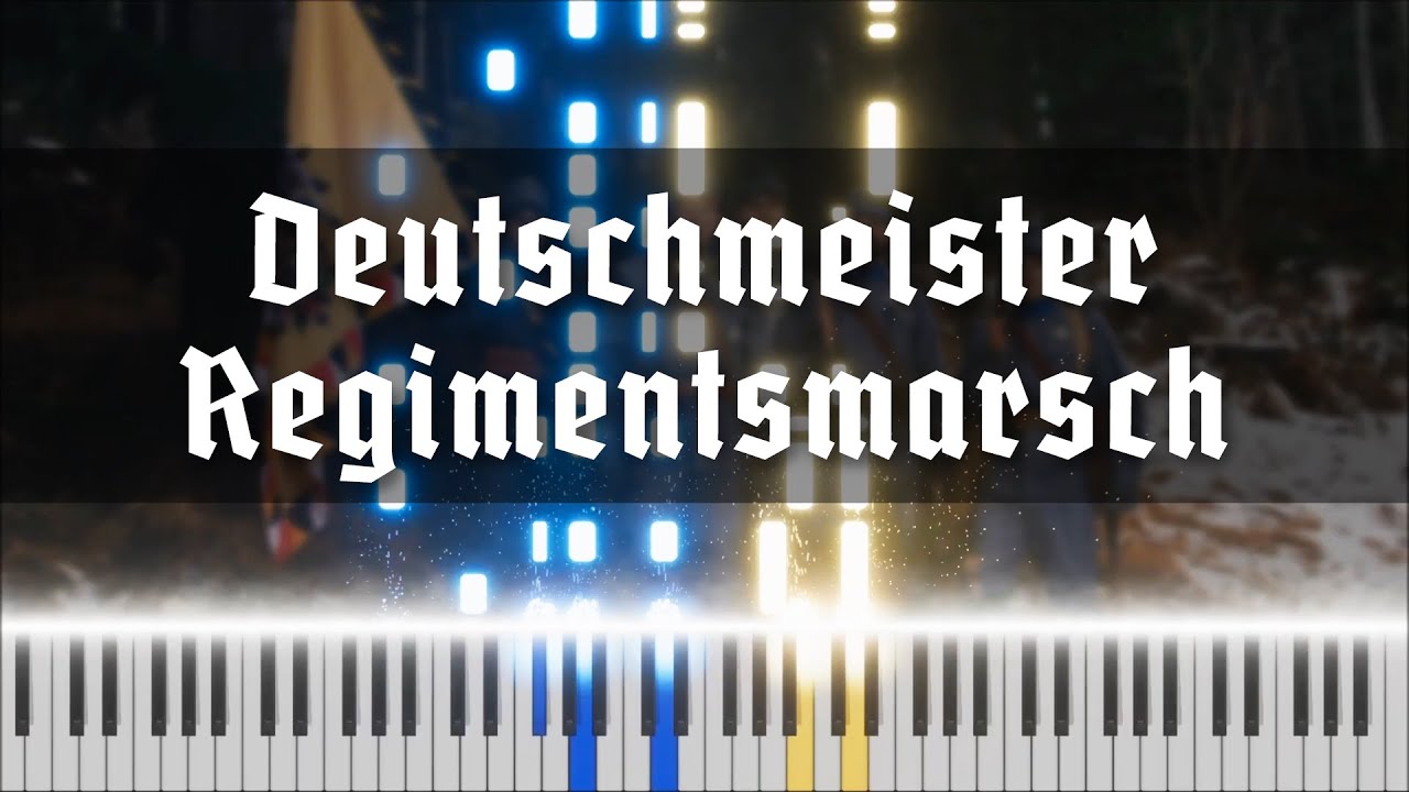 Deutschmeister Regimentsmarsch - Österreichischer Militärmarsch (KLAVIER / PIANO)