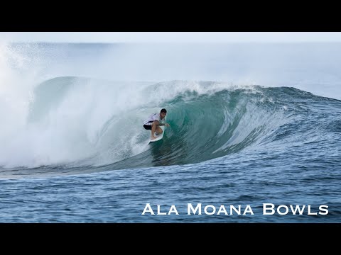 South Swells Come To Hawaii (RAW 4K) Ala Moana Bowls