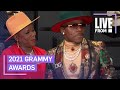 DaBaby Brings His Rockstar Mom to the 2021 GRAMMYs | E! Red Carpet & Award Shows