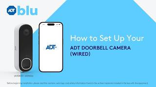 ADT Blu: How to set up your ADT Blu Doorbell Camera (Wired)