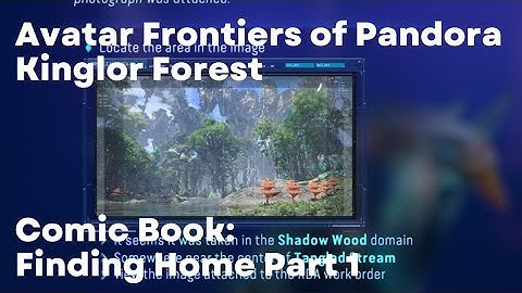 Avatar Frontiers of Pandora Comic Book: Finding Home Part 1 (PS5 Gameplay Walkthrough)