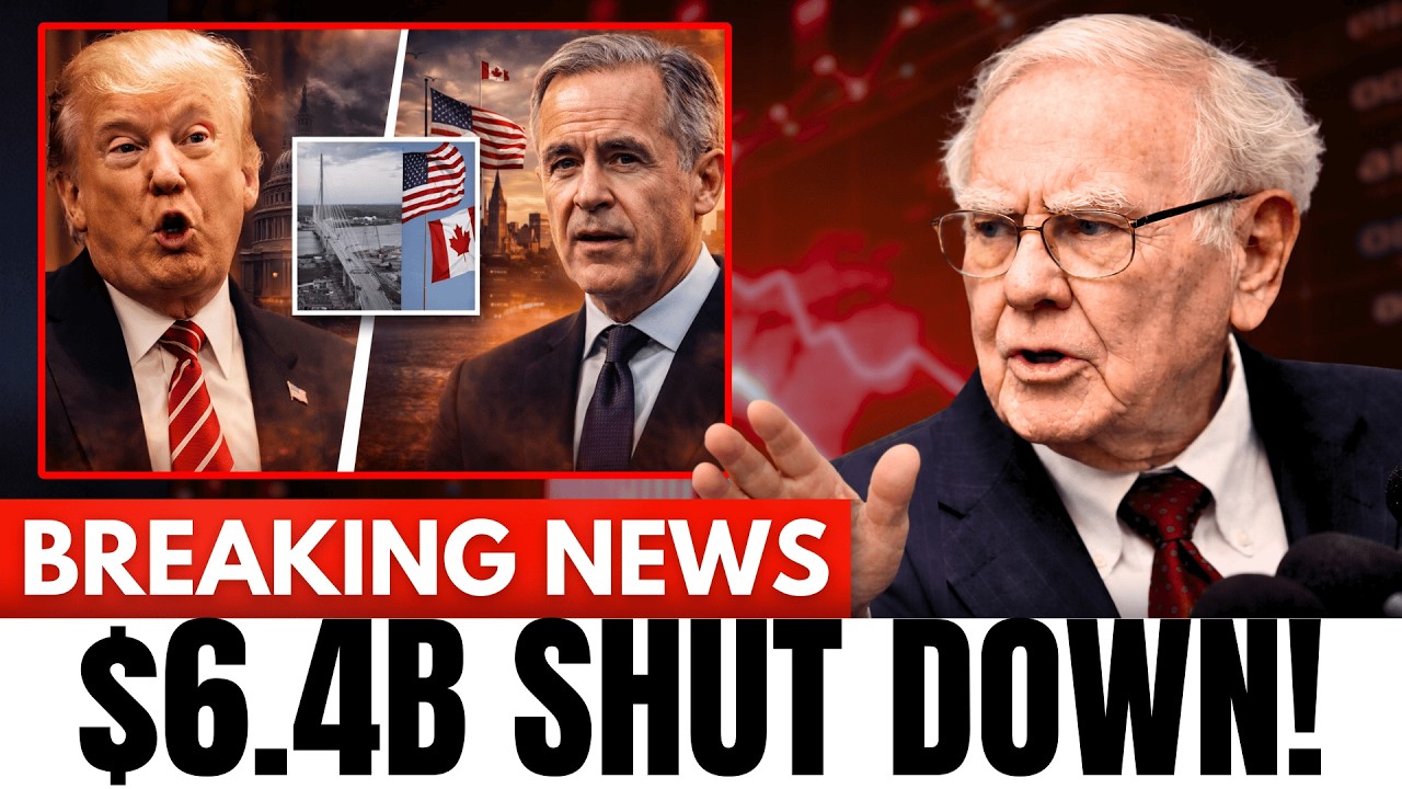 BREAKING: Trump SHOCKED as Carney Rejects $6.4B Bridge Demands | Buffett Responds