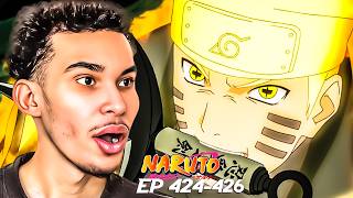 NARUTO ET SASUKE ÉVEILLENT LES POUVOIRS DE RIKUDÔ ! | Naruto Shippuden Épisodes 424–426