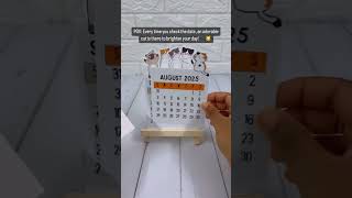 Cats Stackable Mini Calendar 2025🐱✨ Comment for price💬 #2025 #calendar #trending