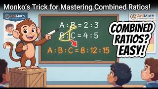 Stop Struggling With Combined Ratios! Animated Maths for All: Math No Myth
