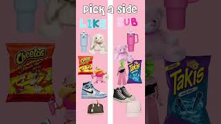 Pick A Side preppy slay like sub popular viral etty pickaside youtube youtubeshorts