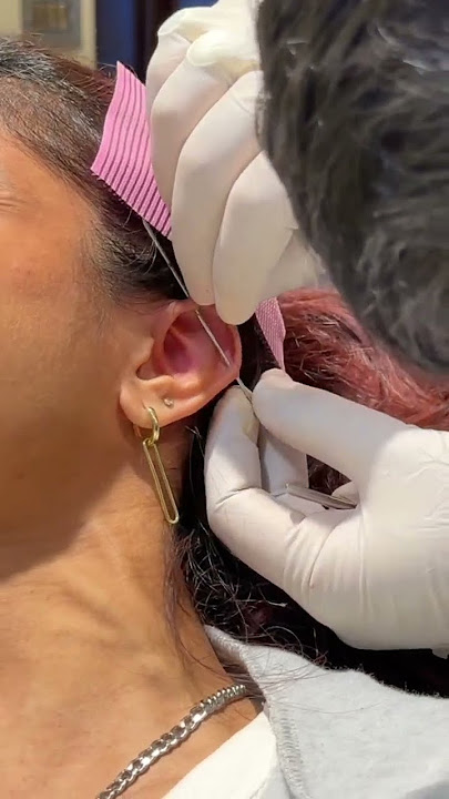 Industrial Piercing: The Ultimate Blend of Bold and Beautiful #industrialpiercing #earpiercing