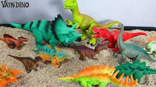 Jurassic Dinosaur Showdown – T-REX, Mosasaurus, Brachiosaurus, Gigantosaurus, Kentrosaurs,Dimetrodon