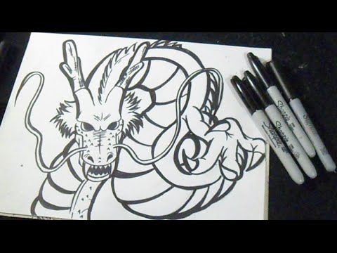 Vídeo: Como Desenhar Um Dragão Chinês