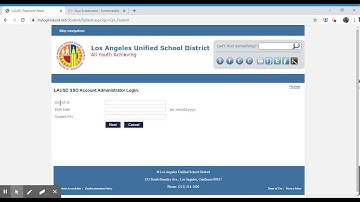 Changing your LAUSD password