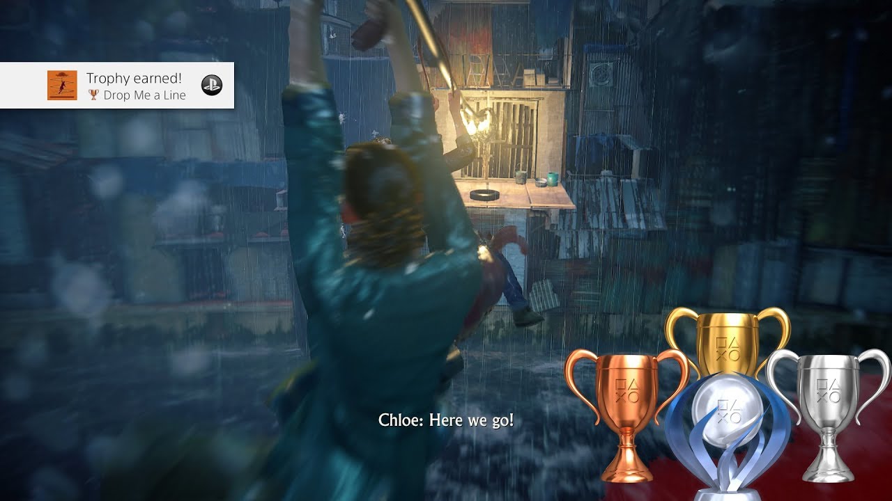 Uncharted:The Lost Legacy|Drop Me a Line Trophy Guide| All Zip Line Locations|Chapter 2