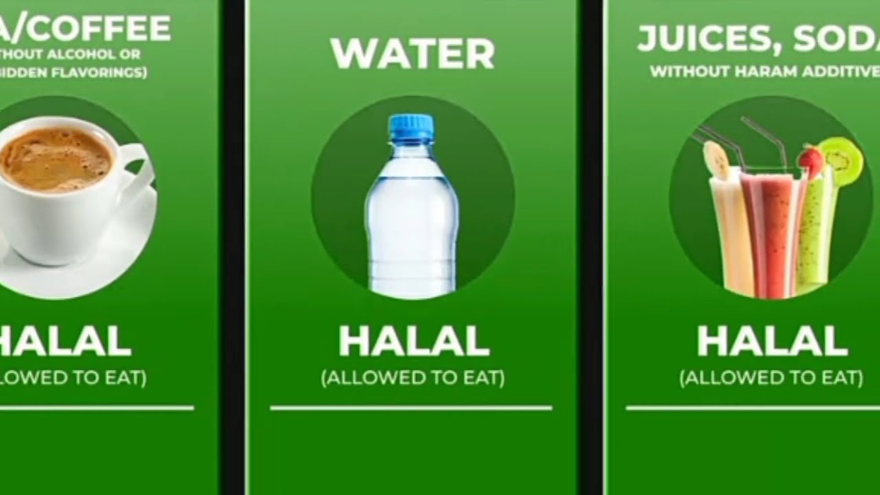 Halal & Haram Foods and drinks In Islam