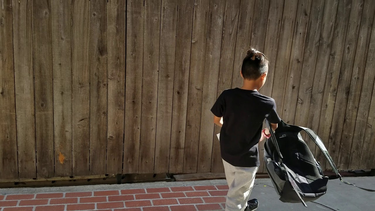 Just right after school 