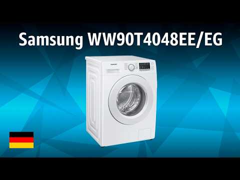 Waschmaschine Samsung WW90T4048EE/EG | TEST | Deutsch