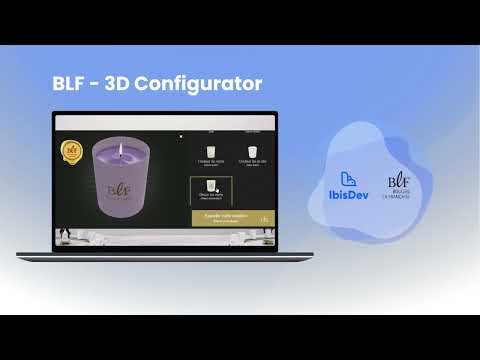 BLF (Emosia - Maison Berger) 3D configurator for candles