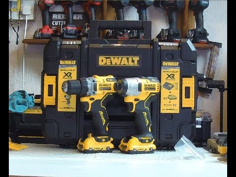 DEWALT Brushless 12v DCD701 DCF801 3AH twinpack DCK2110L2T - YouTube