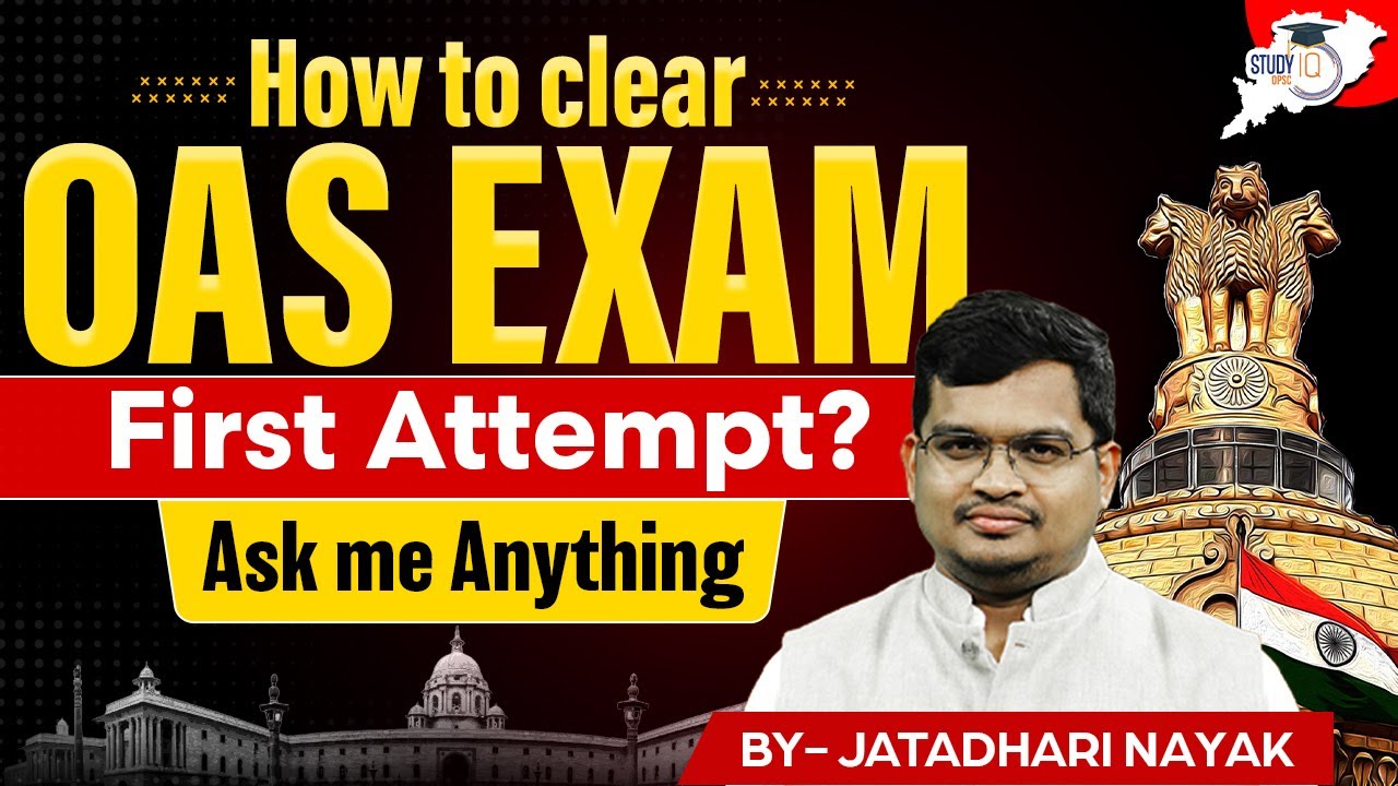 📚 Clear OAS in First Attempt – Complete Roadmap | AMA with Jatadhari Sir | OPSC StudyIQ