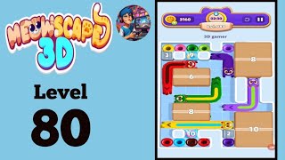 Meowesacoe 3D level  80  solution and walkthrough 