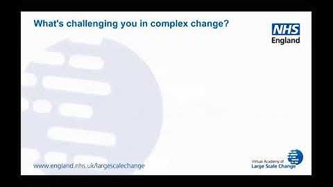 Leading Large Scale Change